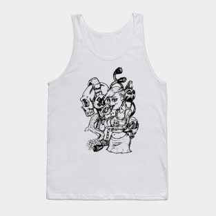 punk skull girl Tank Top